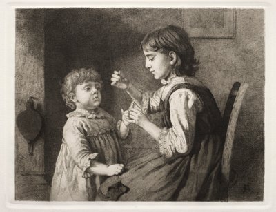 Pierwsza robótka, 1884. autorstwa Seymour Joseph Guy