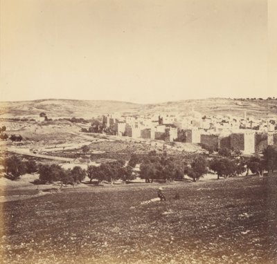 Panoramiczny widok na miasto autorstwa Sgt. James M. McDonald
