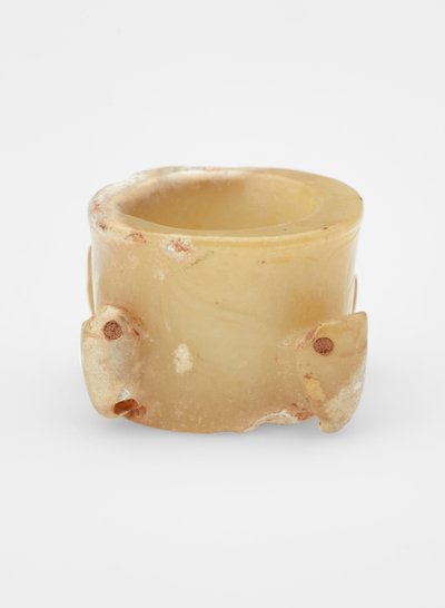 Koralik z maskami, ok. 1600-ok. 1050 pne autorstwa Shang Dynasty Chinese School