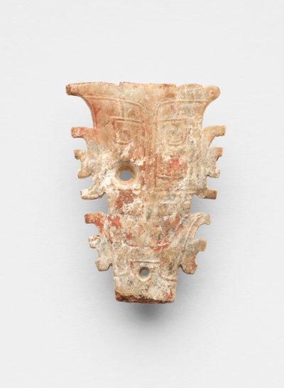 Wisiorek w formie maski, ok.1300-c.1050 pne autorstwa Shang Dynasty Chinese School