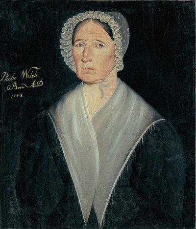 Portret pani William W. Welch, ok. 1837 (olej na płótnie) autorstwa Sheldon Peck