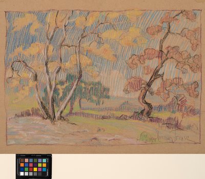 Impresje, ok. 1931 (pastel na papierze) autorstwa Sherman Trease