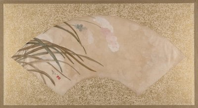 Kwiaty i liście, koniec XIX wieku. autorstwa Shibata Zeshin
