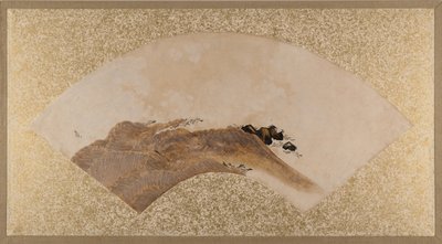 Fale i skały, koniec XIX wieku. autorstwa Shibata Zeshin