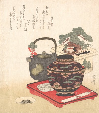 Dekoracje i zastawy sylwestrowe, XIX w., XIX w. autorstwa Shinsai