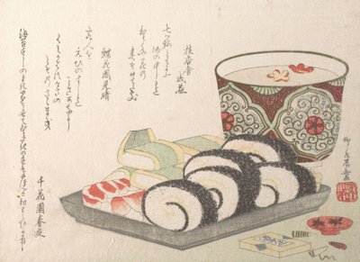 Sushi Ocet Ryby i Jedzenie Ryż. autorstwa Shinsai