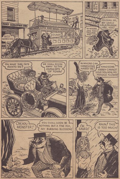„Zdesperowany Desmond”, pasek rysunkowy, c1955. autorstwa Shirley Markham