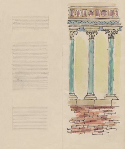Ulotka Florencja, 1952. autorstwa Shirley Markham