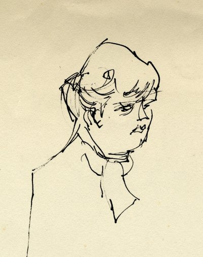 Głowa kobiety, 1953. autorstwa Shirley Markham