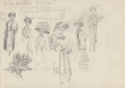Strój historyczny, ok. 1950 r. autorstwa Shirley Markham