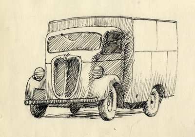 Ciężarówka, 1951. autorstwa Shirley Markham