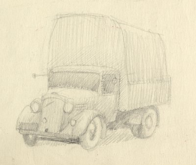 Ciężarówka, 1951. autorstwa Shirley Markham