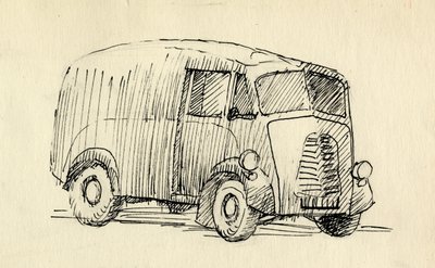 Van, 1951. autorstwa Shirley Markham