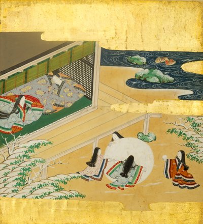 Opowieść o Genji Genji Monogatari, XVII wiek. autorstwa Shoren