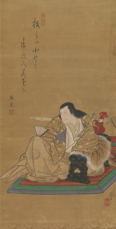 Portret aktora Arashiego Rikana I, ca. 1812. autorstwa Shunkosai Hokushu