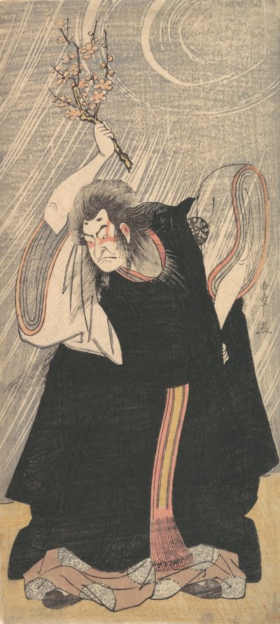 The Actor Nakamura Nakazo in the Role of Kan Shojo, ca. 1780. autorstwa Shunsho