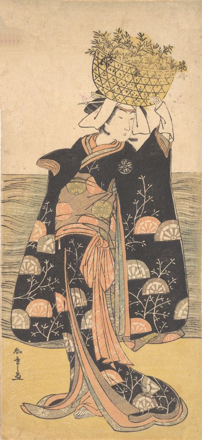 Pierwszy Nakamura Nakazo w roli ducha Shiragiku, ok. 1930 r. 1778. autorstwa Shunsho