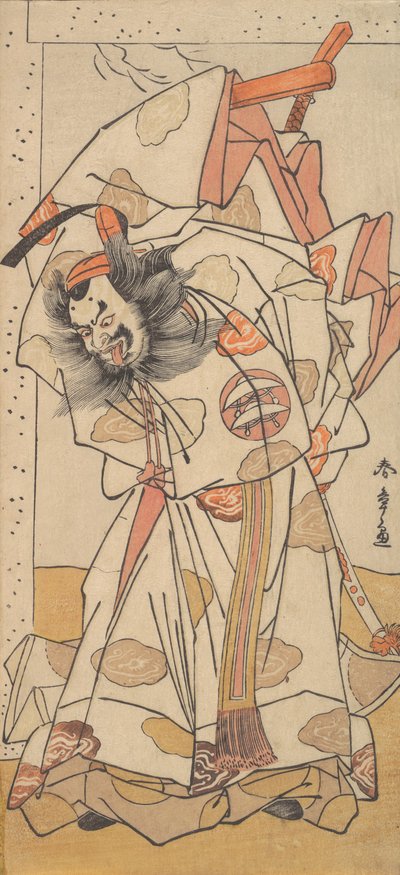 Drugi Nakajima Mihoemon w roli Sadaijina Jihei, 1776. autorstwa Shunsho