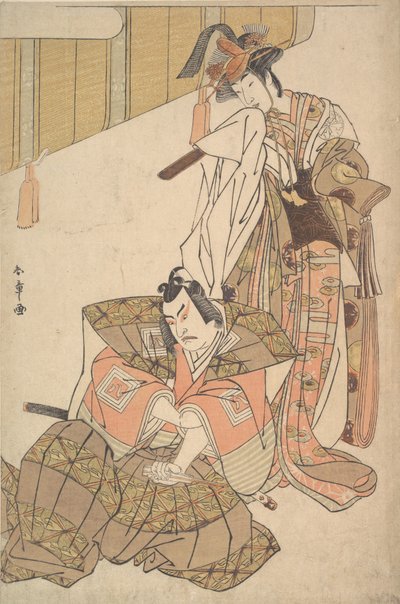 Ichikawa Yazo Illustrated Special Giro, P osioł bly 1785. autorstwa Shunsho