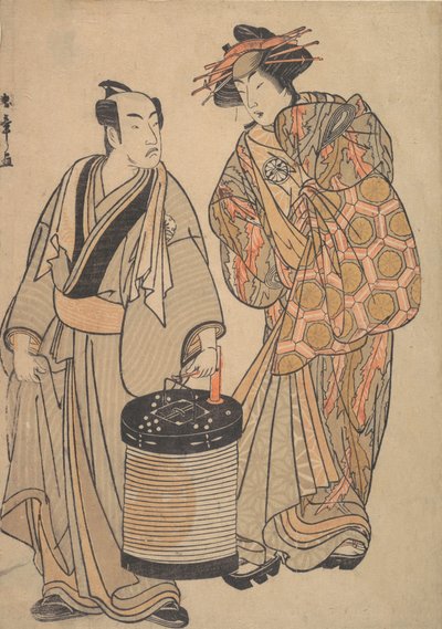 tee rd Segawa Chryzantema Kobieta jako Plan Oiran, co? 1776. autorstwa Shunsho