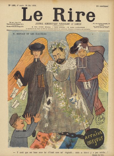 Ilustracja do Le Rire autorstwa Sibylle Gabrielle de Riquetti de Mirabeau