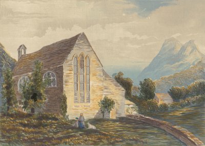 St Mary, Beddgelert, Carnarvonshire autorstwa Sidney Corner