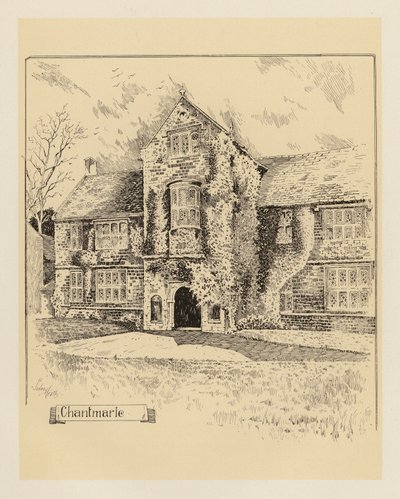 Dorset: Chantmarle (litografia) autorstwa Sidney Heath