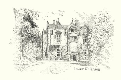 Dorset: Lower Waterson (litografia) autorstwa Sidney Heath
