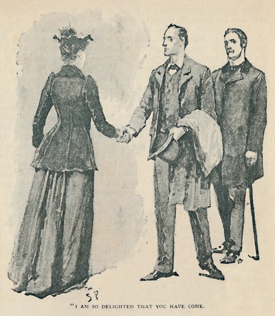 Jestem tak zachwycony, że przyszedłeś, 1892 autorstwa Sidney Paget