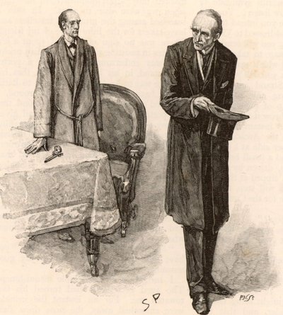 Ilustracja do „Przygód Sherlocka Holmesa” autorstwa Sidney Paget
