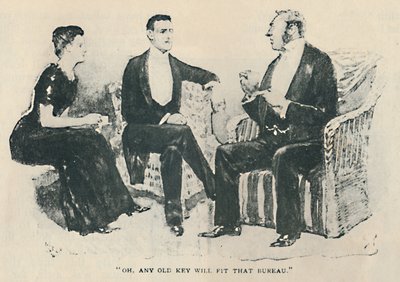 Och, każdy stary klucz będzie pasował do tego biura, 1892 autorstwa Sidney Paget
