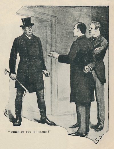 Który z was to Holmes, 1892 autorstwa Sidney Paget