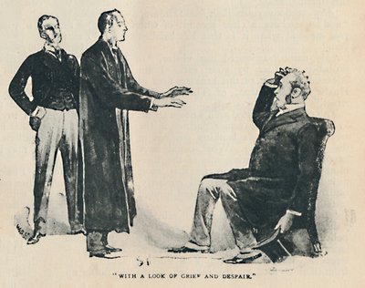 Z wyrazem żalu i rozpaczy, 1892 autorstwa Sidney Paget