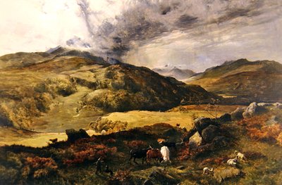 walijski krajobraz autorstwa Sidney Richard Percy