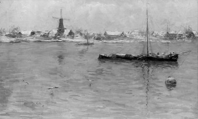 Dordrecht zimą autorstwa Siebe Johannes ten Cate