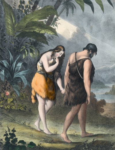 Adam i Ewa wygnani z Raju autorstwa Siegfried Detler Bendixen