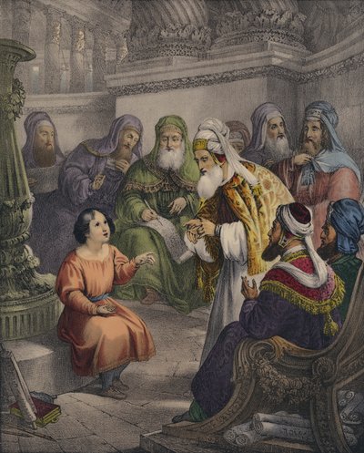 Chrystus z lekarzami w świątyni autorstwa Siegfried Detler Bendixen