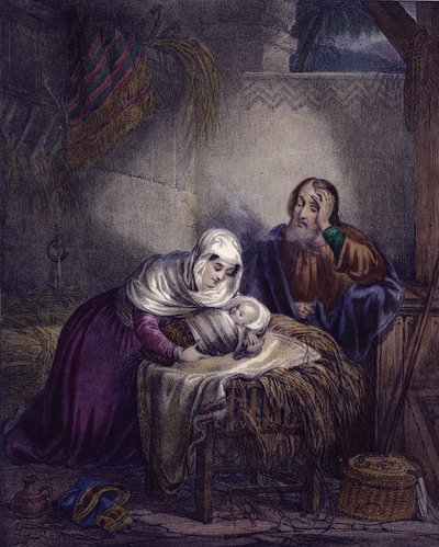 Narodziny Chrystusa (kolor lito) autorstwa Siegfried Detler Bendixen