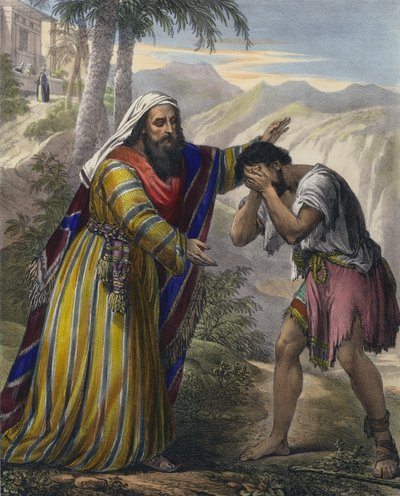 Syn marnotrawny (kolorowy grawerunek) autorstwa Siegfried Detler Bendixen