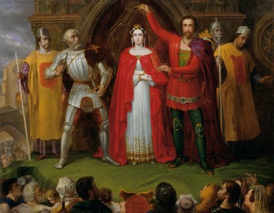 Ślub króla Alfreda Wielkiego z Anglii autorstwa Sigmund Ferdinand von Perger