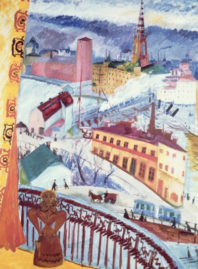 Widok na Slussen autorstwa Sigrid Hjerten