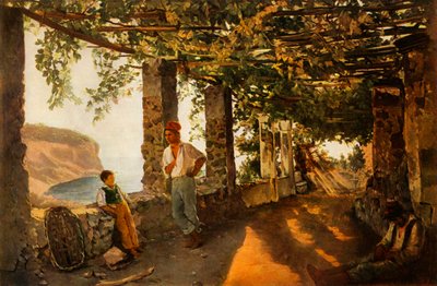 „Taras nad brzegiem morza”, 1828, 1965. autorstwa Sil
