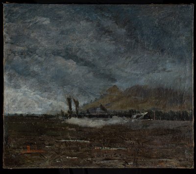 Lokomotywa (olej na płótnie) autorstwa Silvestro Barberini