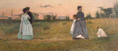 Narzeczeni lub Narzeczona autorstwa Silvestro Lega