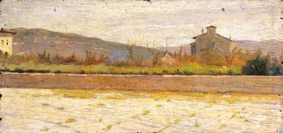 Модильянагийн ландшафт, Сильвестро Лега (1826-1895)поли autorstwa Silvestro Lega