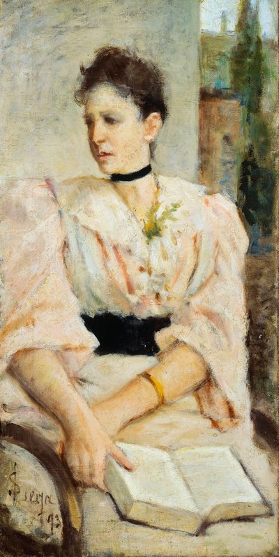 Portret Paoli Bandini autorstwa Silvestro Lega