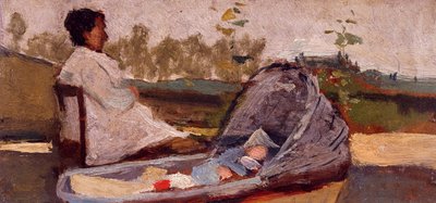 Kołyska — Silvestro Lega autorstwa Silvestro Lega