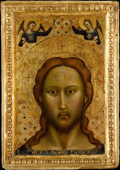 Głowa Chrystusa. autorstwa Silvestro dei Gherarducci