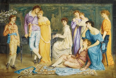 Preludium Bacha, 1868 autorstwa Simeon Solomon