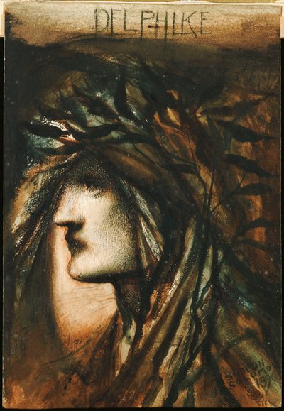 Delphike, 1896 autorstwa Simeon Solomon